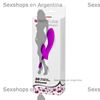 Vibrador de punto G con estimulador de clitoris